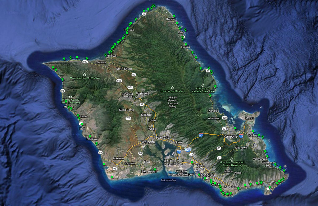 oahu-beach-map